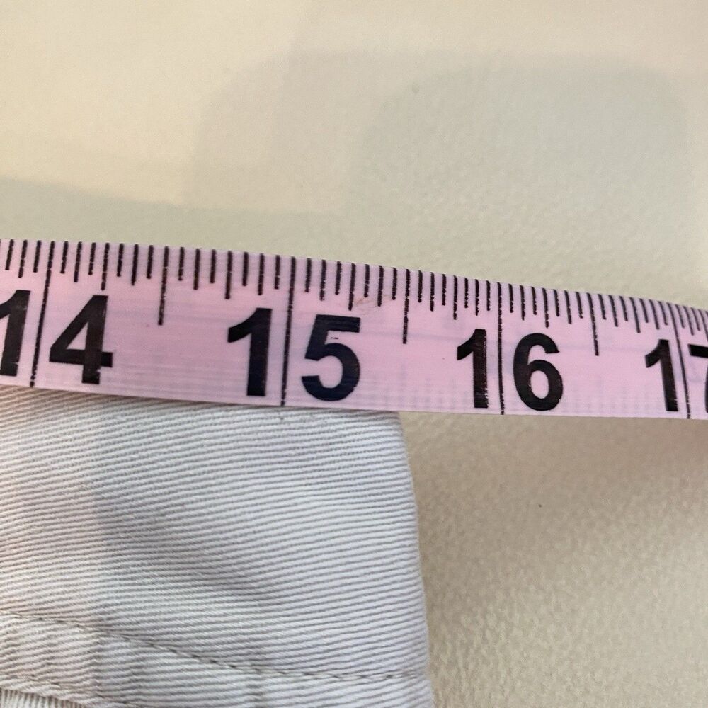 NEW CARGO Cropped Khaki Pants Beige 31x21 Rafaela MINT CONDITION 10 Petite - Picture 8 of 8